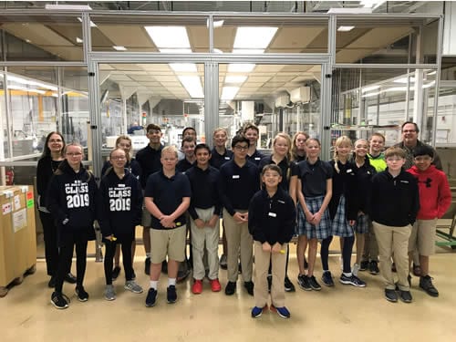 Rogan Corporation Celebrates Manufacturing by Inviting St. Norbert School Students to Learn About Injection Molding and Manufacturing